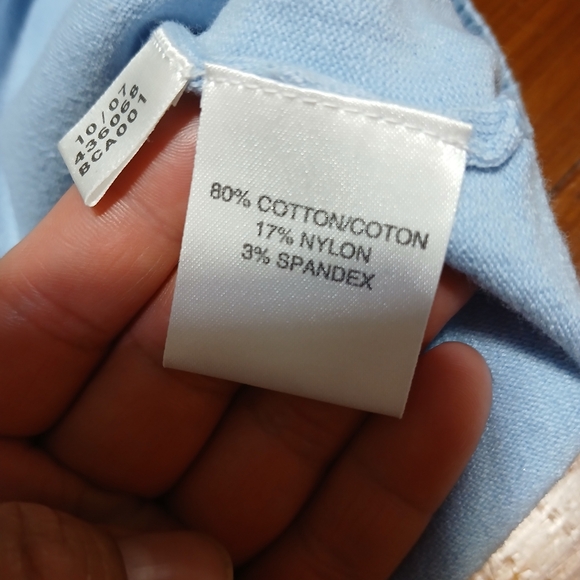 Adidas Light Blue V-Neck Sweater Size2XL - Picture 7 of 8